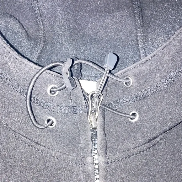 Harley Davidson womans Black Jacket with Orange Stripes - Picture 3 of 5